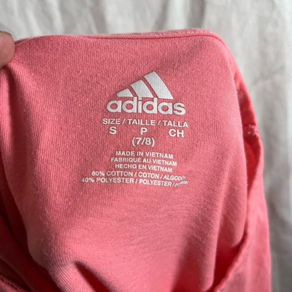 Adidas Kids Coral Graphic Tee - Picture 4 of 4